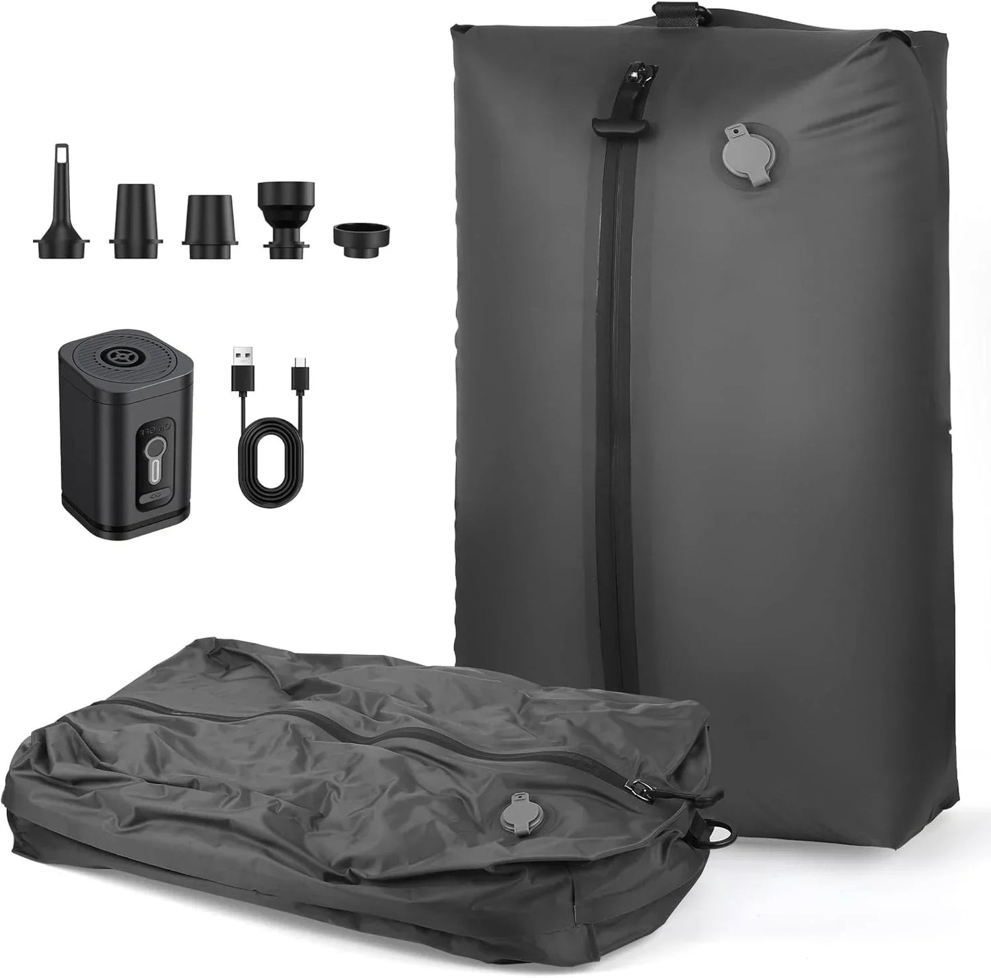 17L Vacuum Compression Bag with Air Pump Reusable Travel Storage Luggage Bag Outdoor Compression Backpack